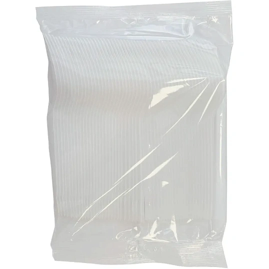 Вилка одноразовая белая ПП 150 мм 50шт/уп