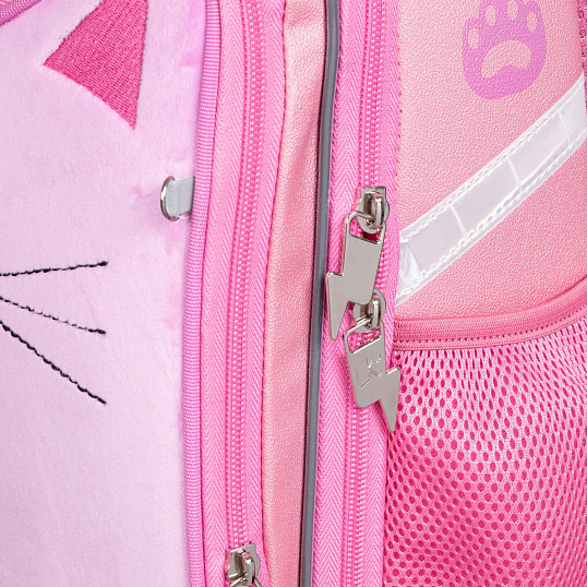 Ранец Комус Класс Stright Котэ Кусь, розовый, 2 отд, эргоном. Спинка