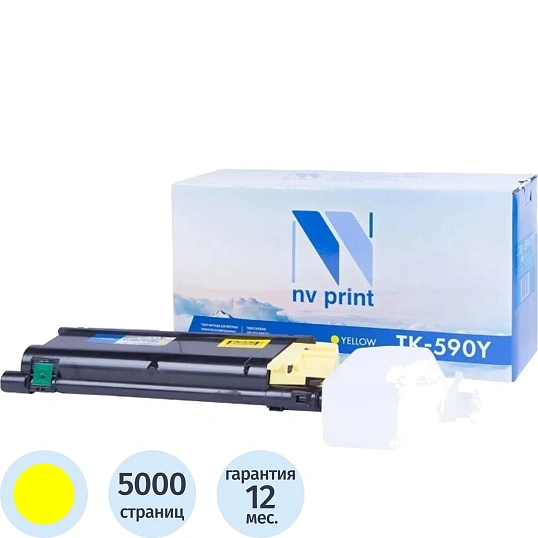 Картридж лазерный NV Print TK-590Y жел.для Kyocera ECOSYS M6526