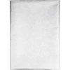 Скатерть Luscan Журавинка 145х145см (88%ПЭ, 12%хлопок) рис веточка, белый