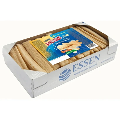 Вафельные трубочки Essen Снэк хрустящие со вкусом сгущенного молока TV,400г