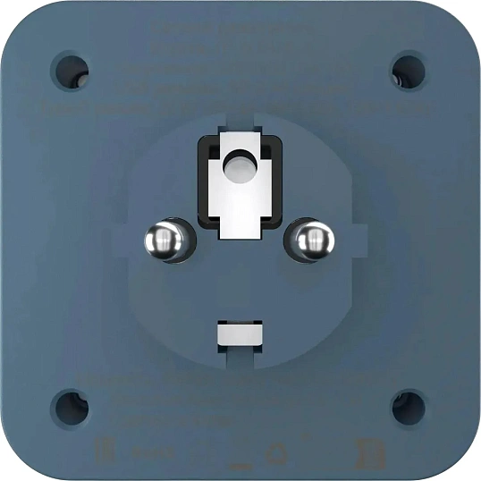 Тройник AGNI 4/220 + 2 USB + 1 Type C,синий(TP-WJ3U4E-C-blue)