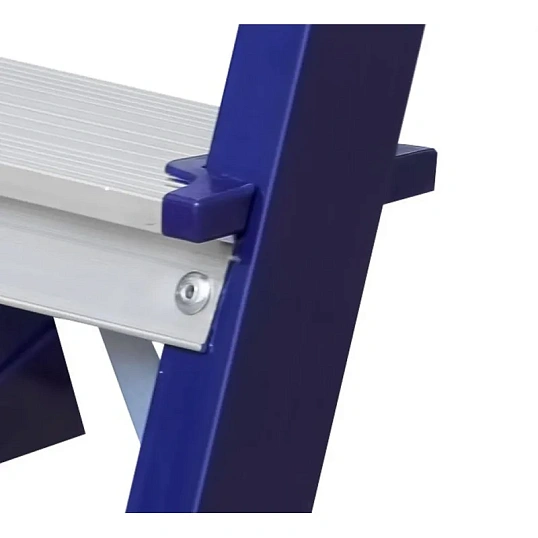 Стремянка Алюмет двухсторонняя стальная с алюмин. ступенями 2 ст. MD8202