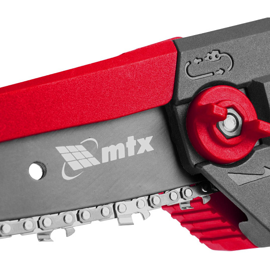 Пила цепная аккумуляторная мини  MTX  MCS-100, Li-Ion, 20 В (58640)