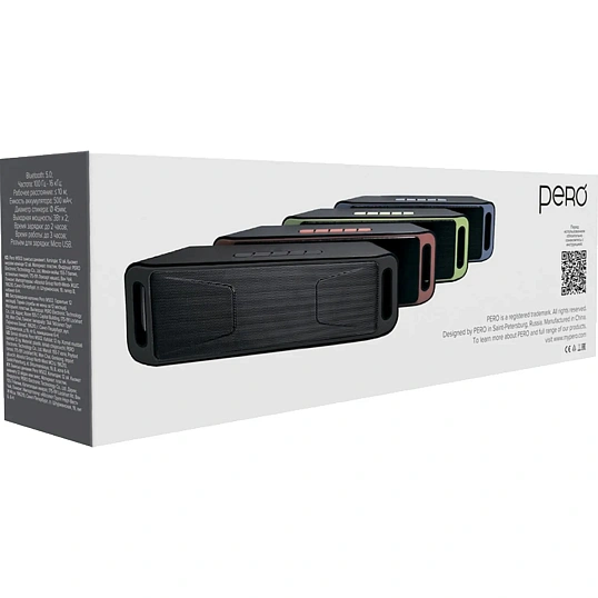 Портативная акустика Pero WS02 зеленая