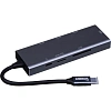 Разветвитель USB HS002 USBх3/HDMIх1/microSDx1/TFcardx1/Серый