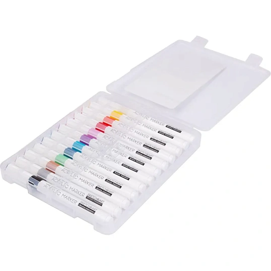 Набор акриловых маркеров Sketch&Art 12 цв. 22-0126