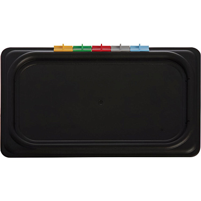 Крышка для гастроемкости Restola полипроп 1/1 черная, 422100413