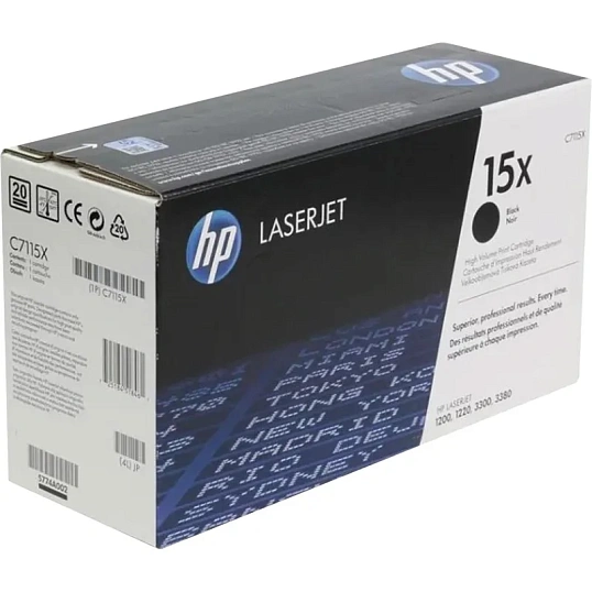 Картридж лазерный HP 15X C7115X чер. пов.емк. для LJ 1200/12