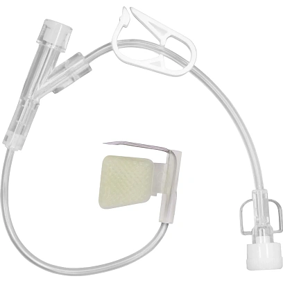 Игла Губера с крыл. и удл.,Y-коннект., HY 1920 19G (1,1х20 мм) KDL 10шт/уп