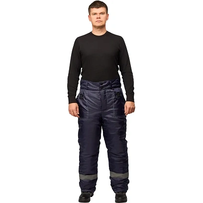 Брюки рабочие зимние муж з32-БР син оксф 44-46/158-164