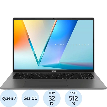 Ноутбук Asus M3607HA-RP244 AMD(90NB16F1-M00ES0)R7-260/32Gb/512Gb/16/NoOS