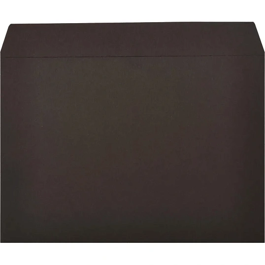 Конверт С5 из цв.бум,120г/м2 с отрыв.лентой ,черный,10 шт./уп