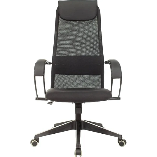 Кресло VB_EChair-655 LT TTW сетка/ткань черный, пластик