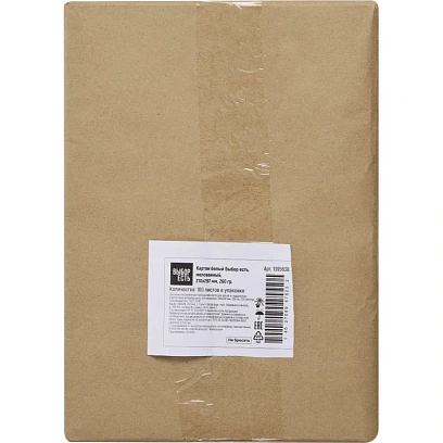 Картон белый  100л,А4,мелов,240гр, уп.крафт