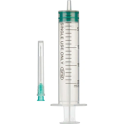 Шприц 3-комп. однораз. 20мл LS 21G(0,8x40) прил. 5шт/уп SFM