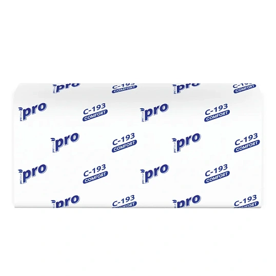 Полотенца бумажные д/держ.PRO 1сл 250л/пач 20пач/кор V-слож.C193