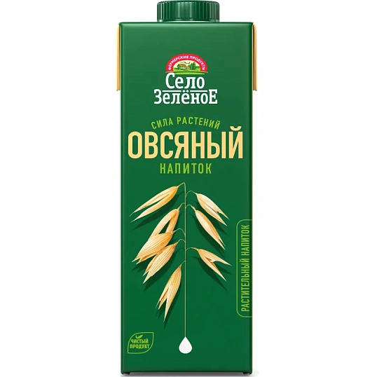 Напиток растительный Село Зелёное Овсяный 1,8% у/п  TBA 1л
