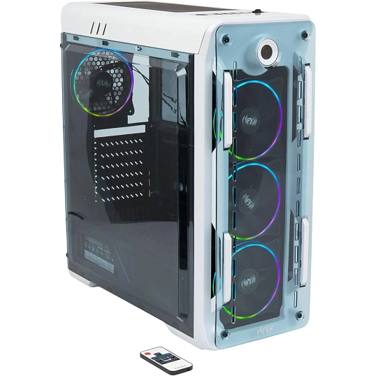 Корпус HIPER OW белый без БП ATX 2x120mm 2xUSB2.0 1xUSB3.0