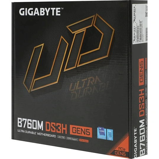 Материнская плата Gigabyte B760M DS3H GEN5, s1700, B760, 4xDDR5, mATX