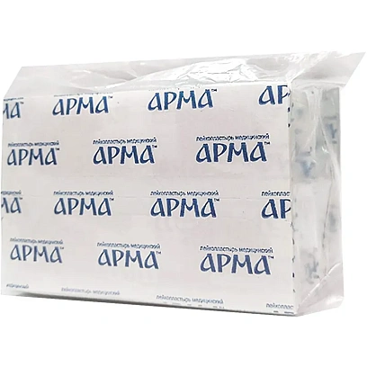 Лейкопластырь,25х72мм нетканый белый ПЭ,100 шт/уп,АРМА