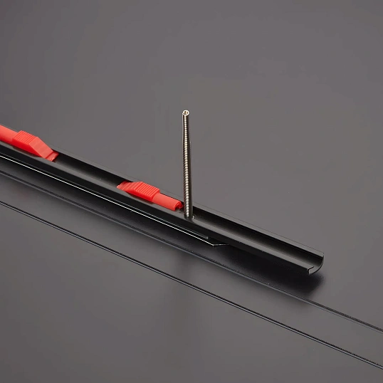 Скоросшиватель пластиковый с пруж.мех.Комус синий