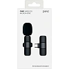 Микрофон Pero CM01,радио,ресивер Type-C, черный
