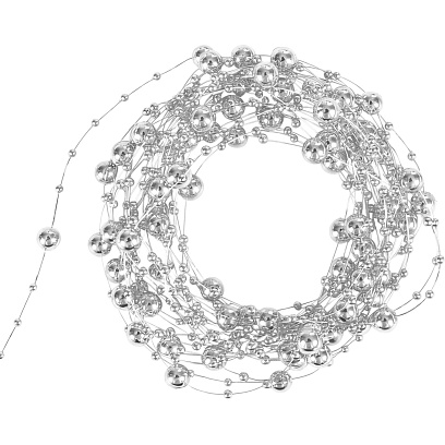 Бусы новогодние из полистирола, 270x0,8x0,3см, 97336