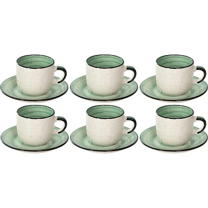 Набор Чайная пара АЭРОГРАФ ФИСТАШКОВЫЙ БРИЗ чайный  арт.139-27125