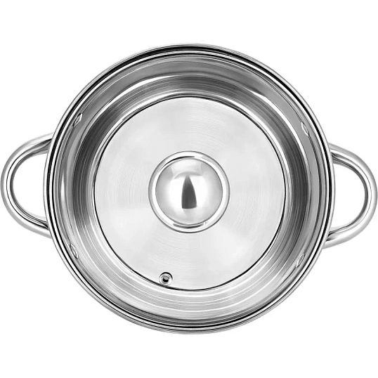Кастрюля нерж Greta 2,5л , D=19cм, GS02253