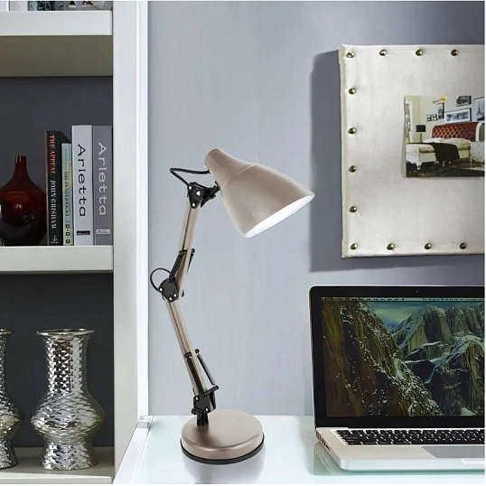 Светильник Camelion KD-331 C26 тауп, 40 Вт, Е27