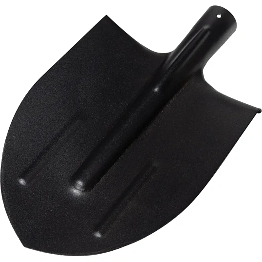 Лопата штыковая 21x27 см стальная с р/ж без черенка