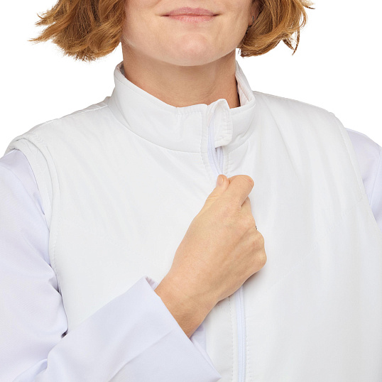 Жилет для пищевого производства у17-ЖЛ ун.(внеш)ХАССП белый (48-50)170-176