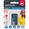Батарейка GoPower Крона 6LR61 BL1 Alkaline 9V (1/10/240) 1шт