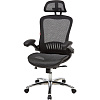 Кресло BN_Hg_EChair-552 TTW Net сетка черная, хром