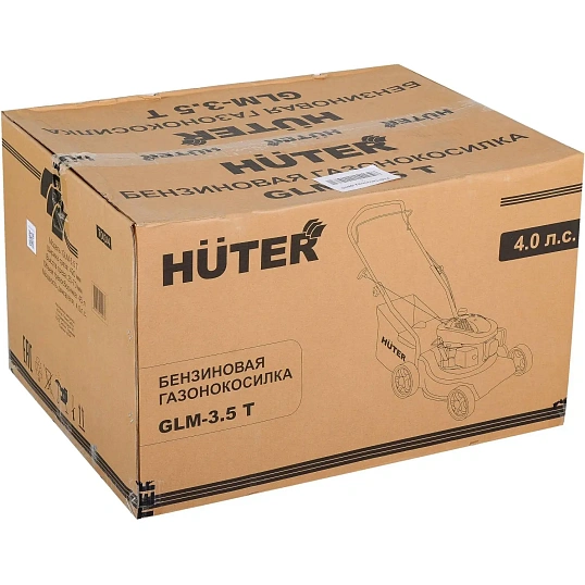 Газонокосилка бензиновая HUTER GLM-3.5T 3,5л/с, 25-75/420мм (70/3/4)