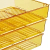 Лоток горизонтальный Attache Bright Colours решетчатый прозрачный желтый