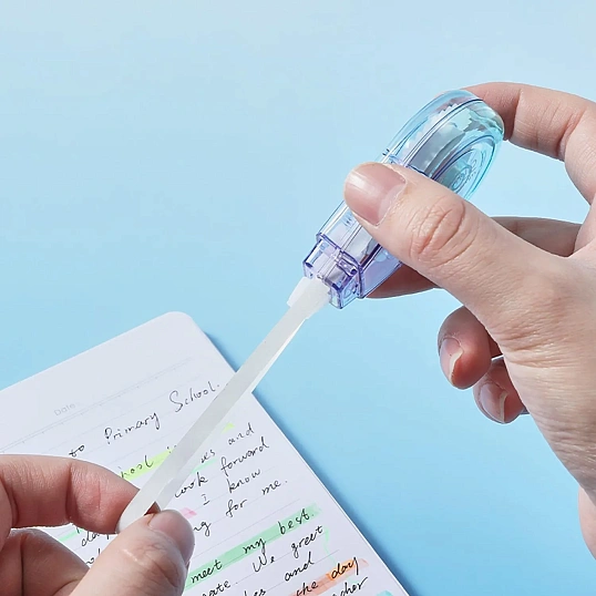 Корректирующая лента Deli NEONUP, 5ммx12м, бесшумн, в асс, EH360B