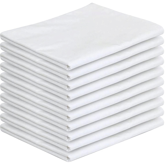 Простыня Макси 240х215, поликоттон отбеленный, 10 шт/уп
