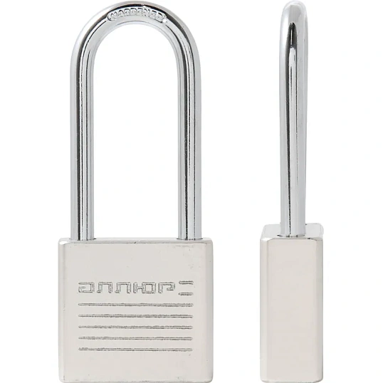 Замок навесной УЗК_Аллюр ВС1Ч-038Д (38хd=6х50) чугун(16834)хром(дл.дуж/4кл)