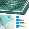 Коврик для резки TOPFORT 3х-слойный А2 (60х45см),2х-сторонний,зеленый