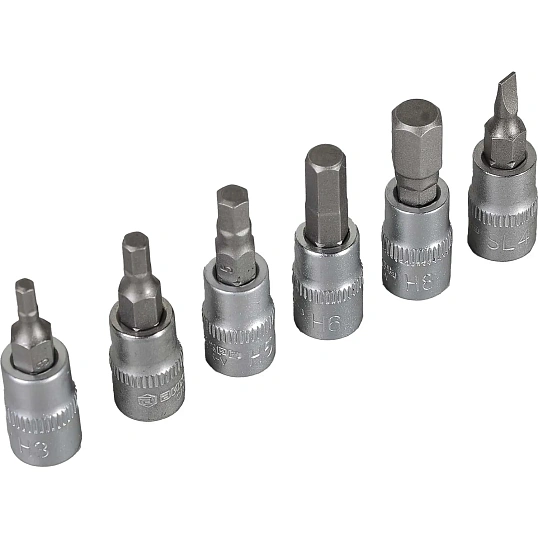 Набор инструмента Вихрь 1/4, CrV, пластик. кейс 29 предм (73/6/7/1)