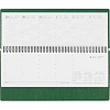 Планинг датированный 2026, зеленый,  303х150 мм, 120стр, Agenda