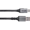 Кабель USB3.2 Gen2, AM->CM, 10Gbs, All Shell 1м VCOM <CU401M-1M
