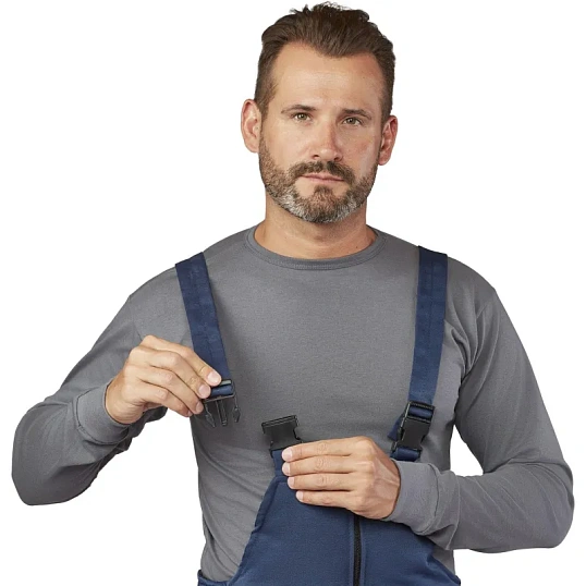 Полукомбинезон рабочий зимний м з32-ПК син смес 56-58 170-176 (Арсенал-СП)