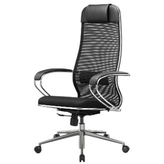 Кресло МТ_ErgoLife Set 15/подл.131/осн.Synchro 052 Черный 48D.16.1.403
