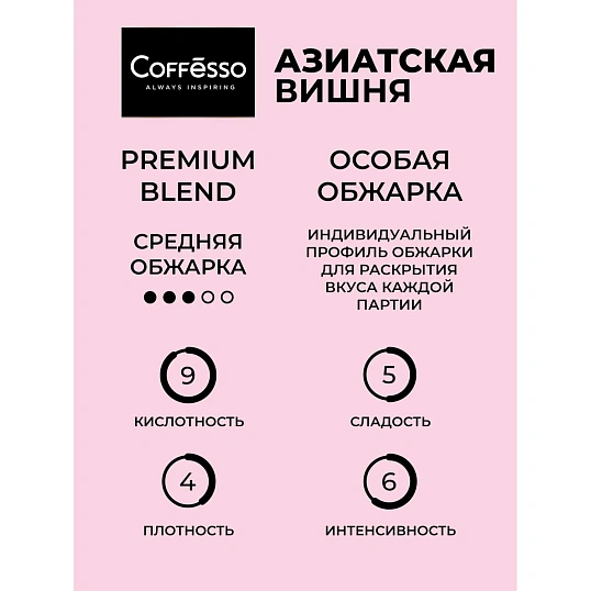 Кофе молотый в дрип-пакетах Coffesso Asian Cherry, 5штx10г