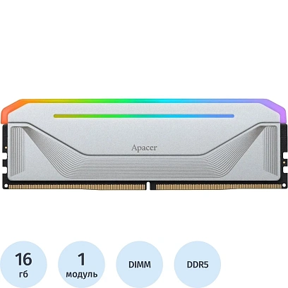 Модуль памяти Apacer DDR5 DIMM 16GB 5200Мгц (AH5U16G52C522NWAA-1)