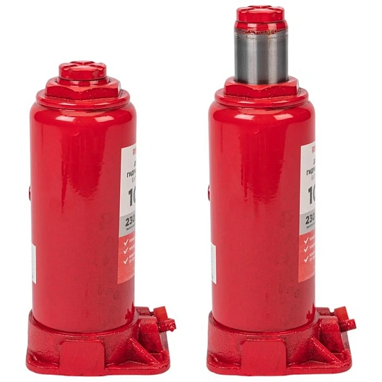 Домкрат гидравлический бутылочный 10т REXANT