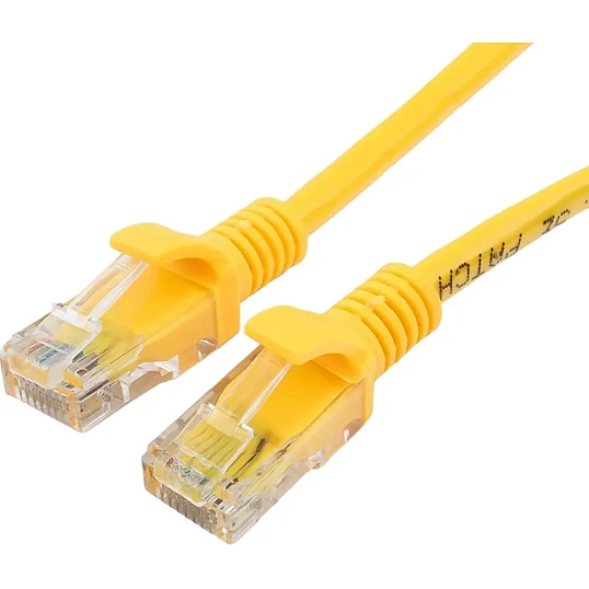 Патч-корд UTP Cablexpert PP12-20M/Y кат.5e, 20м, жёлтый